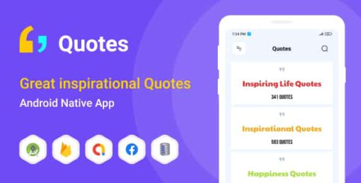 Great inspirational Quotes - Android (Kotlin)