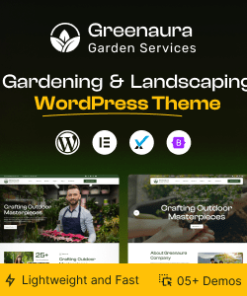 Greenaura - Gardening & Landscape WordPress Theme