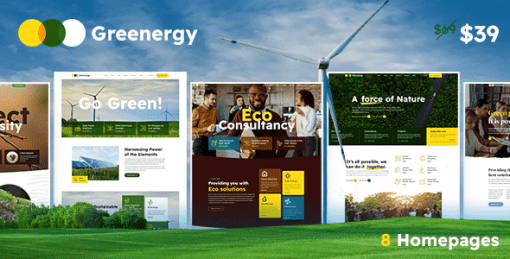Greenergy - WordPress Theme for Environment