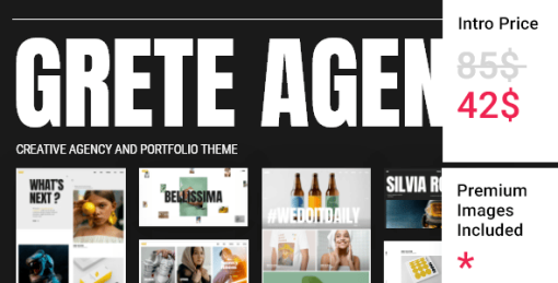 Grete - Creative Agency and Portfolio Theme