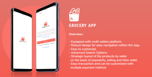 Grocery Application Template for User in iOS