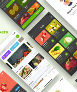 Grocery, Food Order & Delivery Android App Template + iOS App Template | Flutter | Delites