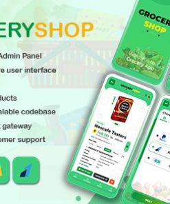 GroceryShop, Grocery, Food, E-commerce Application with Node.js Backend
