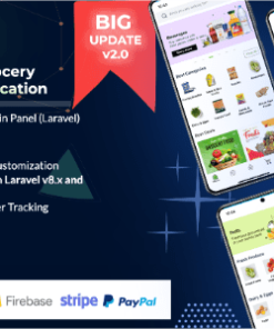 Grodaily - A Multipurpose Ecommerce Grocery Full Mobile Application with Admin Panel