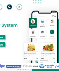 GroFresh - (Grocery, Pharmacy, eCommerce, Store) App and Web with Laravel Admin Panel + Delivery App