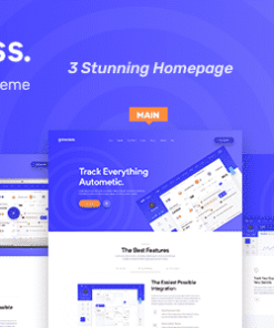 Growsass - Software Landing Page WordPress Theme