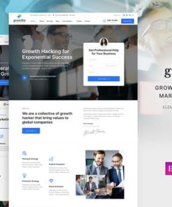 Growthy – Growth Hacking & Marketing Agency Elementor Template Kit