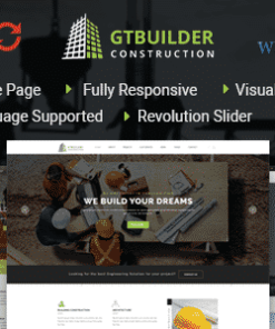 GTBuilder - Construction & Building WordPress Theme