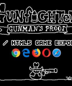 Gunfighter Gunman's Proof  HTML5 Game - Contruct 3 (.c3p)