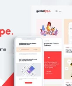 Gutentype | 100% Gutenberg WordPress Theme for Modern Blog + Elementor