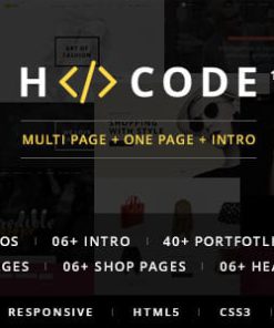 H-Code Multipurpose OnePage & Multi Page Template