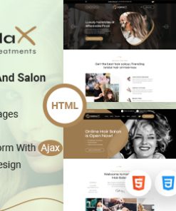 HaarMax - Barber And Salon HTML Template