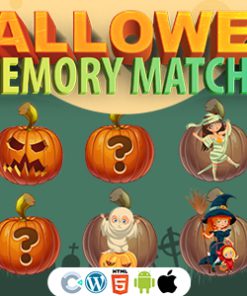 Halloween Memory Matching Game (Construct 3 | C3P | HTML5) Halloween Game