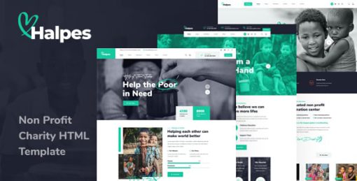 Halpes - Non Profit Charity HTML Template