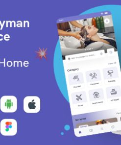 Handyman Service - Flutter On-Demand Home Services App with Complete Solution