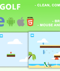 Happy Golf. Mobile, Html5 Game. .c3p (Construct 3)