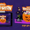 Happy Halloween (Pop Up Card) HTML5 Canvas