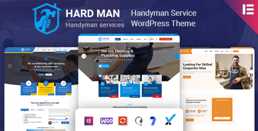 Hardman - Handyman & Plumber WordPress Theme