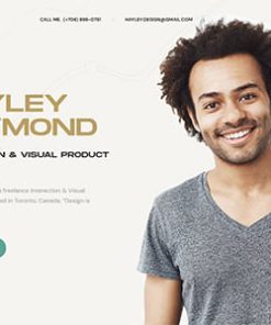 Hayley - Personal CV/Resume WordPress Theme