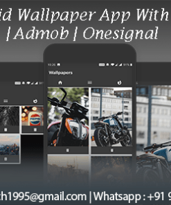 HD Android Wallpaper App With Firebase | Admob | Onesignal