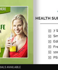 Health & Fitness | Health Supplement Banner (HF006)