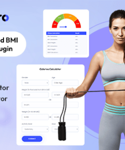 Health Pro - Calorie, Water Intake and BMI Calculator WordPress Plugin