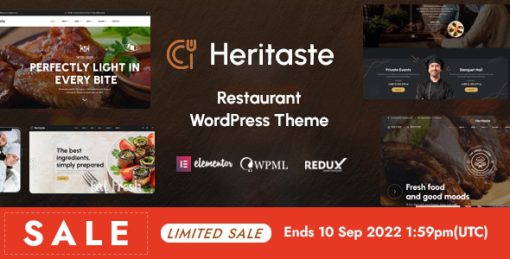 Heritaste - Restaurant WordPress Theme