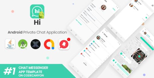 Hi | Android Private Chat Messaging Application [XServer]