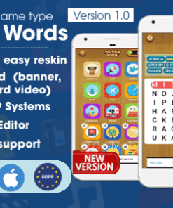 Hidden Words - Word Search Game Unity Template