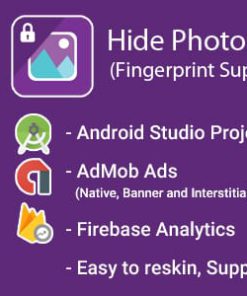 Hide Photo and Video Vault With Fingerprint + Admob Ads + Google Analytics + Firebase Integration