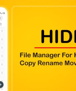 HIDEit File Manager - Hide Any File - Android source with Admob Ads