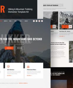 Hikker – Hiking & Mountain Trekking Elementor Template Kit