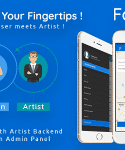 Hire for Work - Fab Artist iPhone | 2 Apps | Customer App + Artist App + Admin Panel | Freelancer