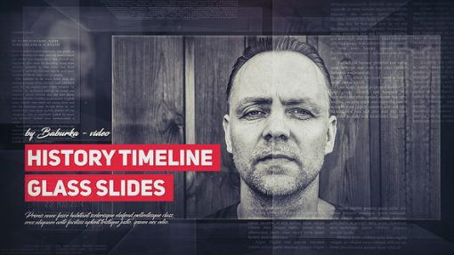 History Timeline // Glass Slides