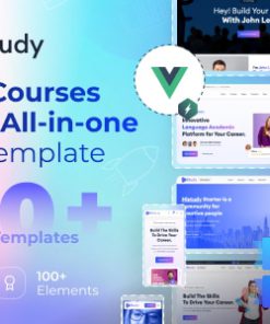 HiStudy - Online Courses & Education Vue NuxtJS Template