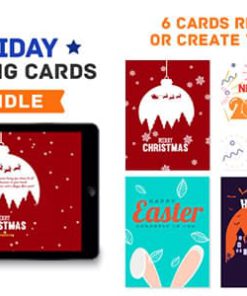 Holiday Greeting Cards HTML5 Canvas