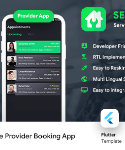 Home Service Finder| Provider| Booking Android + iOS App Template | 2 Apps | Handyman App FLUTTER 2