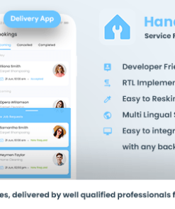 Home Service Finder| Provider| Booking Android + iOS App Template|2 Apps| HTML+CSS IONIC 5 Handyzone