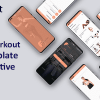 Home Workout Fitness Android App Template + iOS App Template | React Native | FitnessFirst