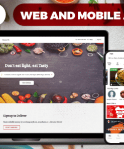 HomeMeal MultiVendor Advance Food Ordering System with Admin Panel