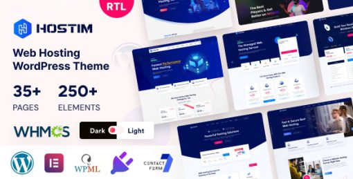Hostim - Web Hosting WordPress Theme with WHMCS