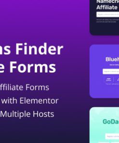 Hosting Domains Finder (Affiliate Forms)