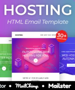 Hostinger – Multipurpose Responsive Email Template for Web Hosting Business