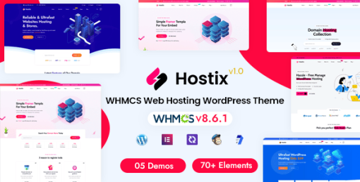 Hostix - Hosting WHMCS WordPress Theme