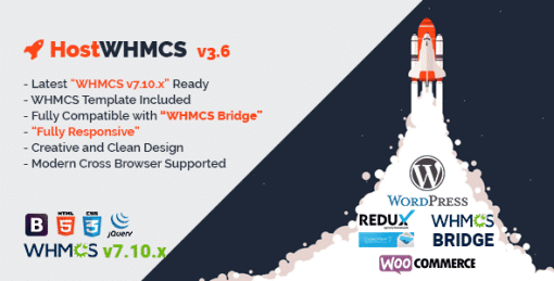 HostWHMCS | Responsive Hosting and WHMCS WordPress Theme