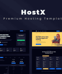 HostX - Premium Hosting Template