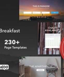 Hotel + Bed and Breakfast Booking Calendar Theme | Bellevue