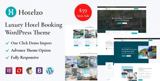 Hotelzo - Luxury Hotel WordPress Theme