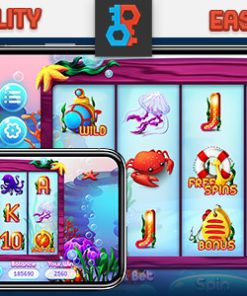 HTML Aqua Slot Game