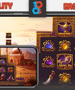 HTML Desert Treasures Arabic Slot Game